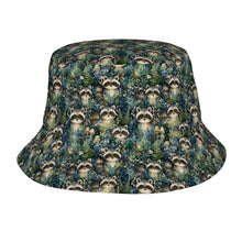 Load image into Gallery viewer, Green Raccoon Bucket Hat
