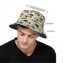 Load image into Gallery viewer, Cat Face Bucket Hat
