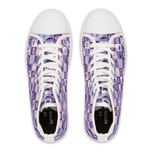 Load image into Gallery viewer, Spooky Vibes Purple Halloween High Top Sneakers
