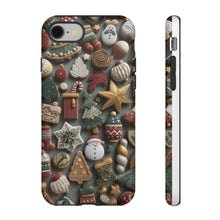 Load image into Gallery viewer, Christmas 3D Elements Tough Cases, iPhone Samsung Google Pixel Gift Cover, Protective Holiday Phone Accessories, Xmas Decorative Phone Case
