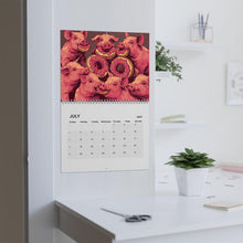 Load image into Gallery viewer, Pig Calendar 2027, Cute Pig Wall Calendar, Funny Pig Art, Pig Lover Gift, Farm Animal Calendar
