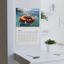 Load image into Gallery viewer, Red Panda Calendar 2027, Cute Red Panda Wall Calendar, Funny Animal Art, Red Panda Lover Gift
