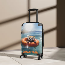 Load image into Gallery viewer, Personalized Red Panda Suitcase, Funny Animal Travel Luggage
