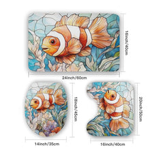 Load image into Gallery viewer, Clownfish Bathroom Rug Set
