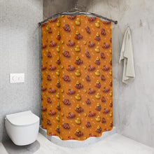 Load image into Gallery viewer, Fish and Duck Shower Curtain, Funny Kids Bathroom Decor
