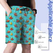 Load image into Gallery viewer, Clownfish &amp; Rubber Duck Men's Swim Shorts
