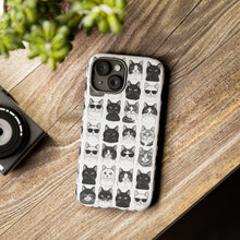 Load image into Gallery viewer, Cat Lover Phone Case: Protective Animal Print Hard Shell
