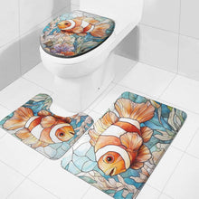 Load image into Gallery viewer, Clownfish Bathroom Rug Set
