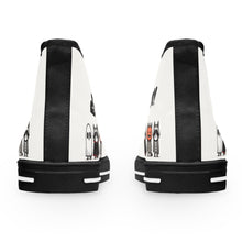 Load image into Gallery viewer, Halloween High Top Sneakers – Raccoon Costume Design
