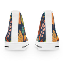 Load image into Gallery viewer, Autumn Leaf Print High Top Sneakers: Women's Fall Fashion
