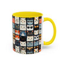 Load image into Gallery viewer, Cat Design Coffee Mug, Cute Kitty Ceramic Cup
