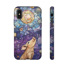 Load image into Gallery viewer, Pig Phone Case: Stained Glass Design, Animal Lover Gift
