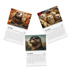 Load image into Gallery viewer, Otter Calendar 2027, Funny Otter Wall Calendar, Cute Otter Calendar, Otter Lover Gift, Wildlife Calendar, Cute Animal Gift
