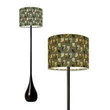 Load image into Gallery viewer, Scandinavian Owl Floor Lamp, Sage Green Nursery Lamp, Cozy Reading Corner Light
