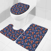 Load image into Gallery viewer, Cartoon Clownfish 3-Piece Bathroom Rug Set

