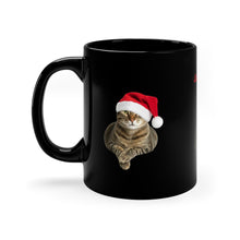 Load image into Gallery viewer, Cat Portrait Christmas Coffee Mug, 11oz - Gift for Cat Lover, Holiday Mug, Christmas Gift, Cat Mug,Personalized Gift
