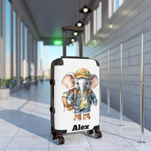 Load image into Gallery viewer, Personalized Kids Suitcase, Cute Elephant Luggage
