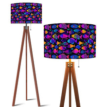 Load image into Gallery viewer, Tripod Floor Lamp, Colorful Fish Pattern Design, Christmas Gift For Fisherman

