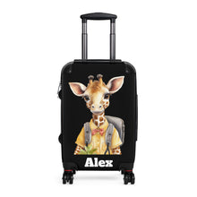 Load image into Gallery viewer, Giraffe Design Small Suitcase: Animal Print Carry-On
