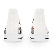 Load image into Gallery viewer, Halloween High Top Sneakers – Raccoon Costume Design
