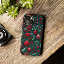 Load image into Gallery viewer, 3D Christmas Ornament Tough Case – Holiday Phone Cover
