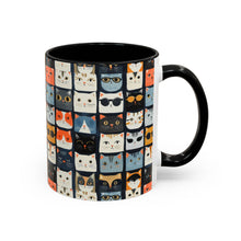 Load image into Gallery viewer, Cat Design Coffee Mug, Cute Kitty Ceramic Cup

