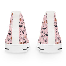 Load image into Gallery viewer, Pink Halloween High Top Sneakers
