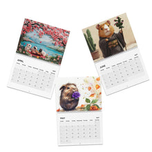 Load image into Gallery viewer, Guinea Pig Calendar 2027, Cute Guinea Pig Wall Calendar, Guinea Pig Lover Gift, Cavy Gift, Cute Pet Calendar, Christmas Gift
