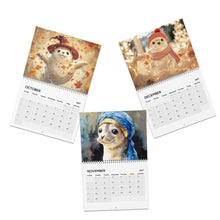 Load image into Gallery viewer, Seal Calendar 2027, Cute Seal Wall Calendar, Seal Lover Gift, Ocean Wildlife Art

