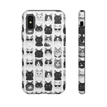 Load image into Gallery viewer, Cat Lover Phone Case: Protective Animal Print Hard Shell
