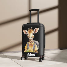Load image into Gallery viewer, Giraffe Design Small Suitcase: Animal Print Carry-On
