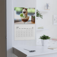 Load image into Gallery viewer, Alpaca Calendar 2027, Cute Alpaca Wall Calendar, Alpaca Lover Gift, Funny Animal Art
