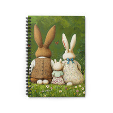 Load image into Gallery viewer, Cute Easter Bunnies Spiral Notebook
