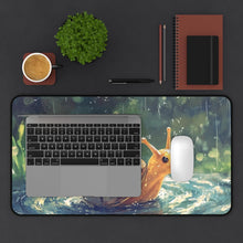 Load image into Gallery viewer, Snail Desk Mat, Whimsical Animal Mouse Pad
