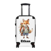 Load image into Gallery viewer, Fox Design Small Suitcase: Animal Print Carry-On

