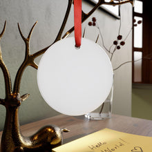 Load image into Gallery viewer, Sloth Christmas Ornament: Knitted Style Acrylic Holiday Decoration
