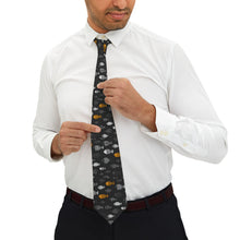 Load image into Gallery viewer, Fish Pattern Satin Necktie
