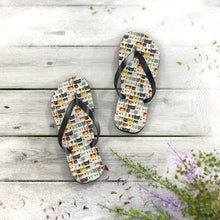Load image into Gallery viewer, Cat Pattern Flip Flops
