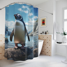 Load image into Gallery viewer, Funny Penguin Shower Curtain
