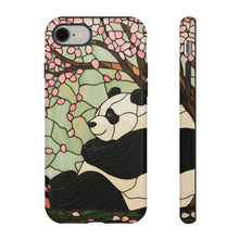 Load image into Gallery viewer, Panda Stained Glass Design Tough Phone Case
