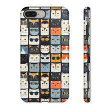 Load image into Gallery viewer, Playful Cat Faces Phone Case, Pet Lover Gift
