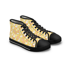 Load image into Gallery viewer, Easter Bunny High Top Sneakers – Easter Egg Design
