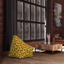 Load image into Gallery viewer, Yellow Cat Bean Bag Chair Cover
