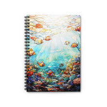 Load image into Gallery viewer, Colorful Fishes Spiral Notebook
