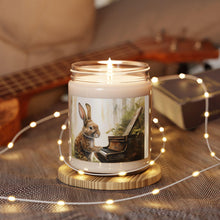 Load image into Gallery viewer, Rabbit Playing Piano Scented Soy Candle
