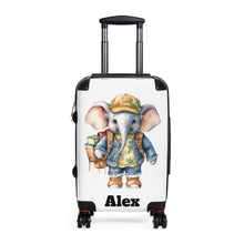 Load image into Gallery viewer, Personalized Kids Suitcase, Cute Elephant Luggage
