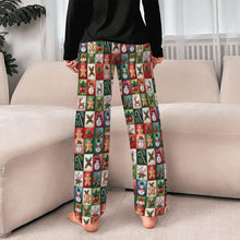 Load image into Gallery viewer, Women's Christmas Patchwork Lounge Pants
