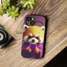 Load image into Gallery viewer, Red Panda Phone Case, Personalized Kids Tough Phone Cover

