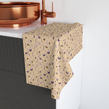 Load image into Gallery viewer, Lavender Sprigs and Butterflies Hand Towel
