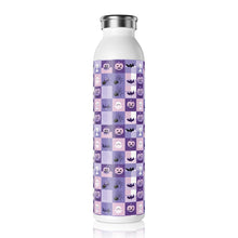 Load image into Gallery viewer, Halloween Pattern Water Bottle ,Slim Stainless Steel Flask, Spooky Accesories, Seasonal Gift, Eco-Friendly Drinkware
